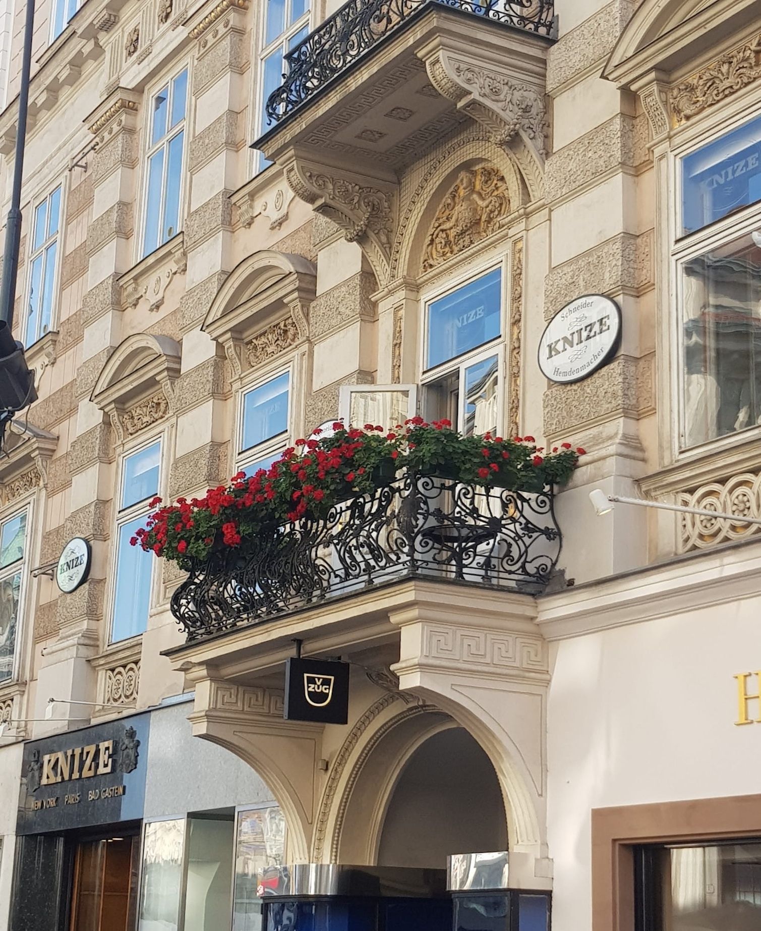 Prachtvolle Fassade in Wien